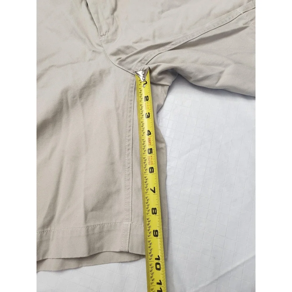 Polo Ralph Lauren Shorts Mens 38 Beige Relaxed Fit Chino 10 Inseam Cotton